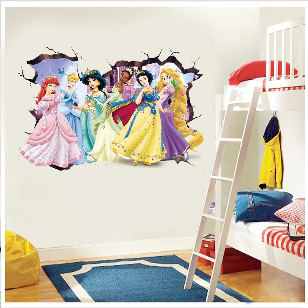 Princess Wall Stickers For Girls Wall Decals