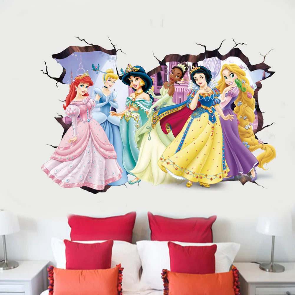 Princess Wall Stickers For Girls Wall Decals