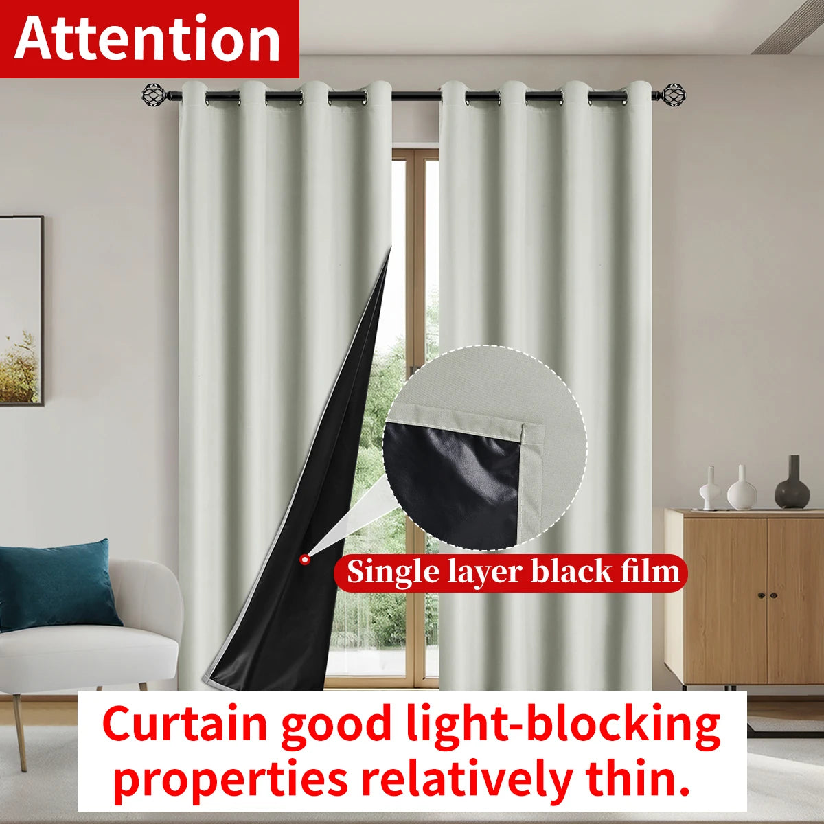 Full Shading Blackout Curtains