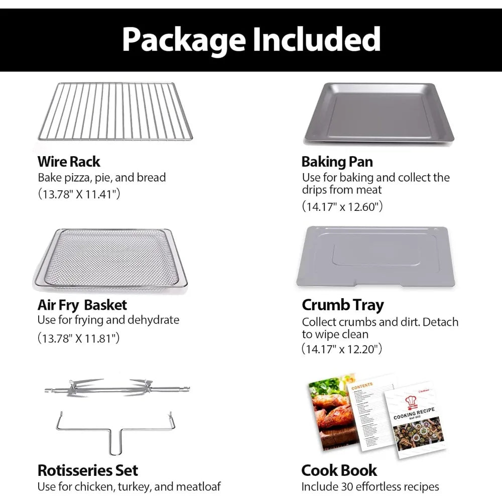 Extra Large Air Fryer Oven Countertop,