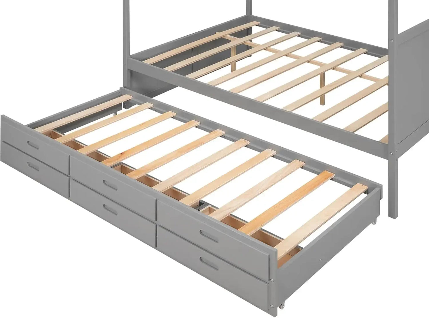 Platform Bed With Twin Trundle