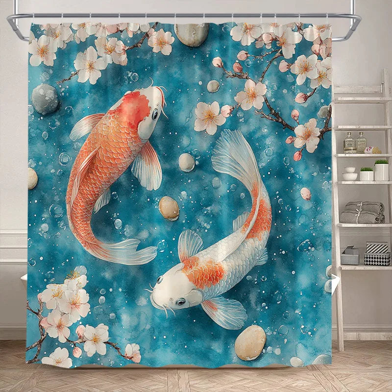 Lotus Shower Curtains