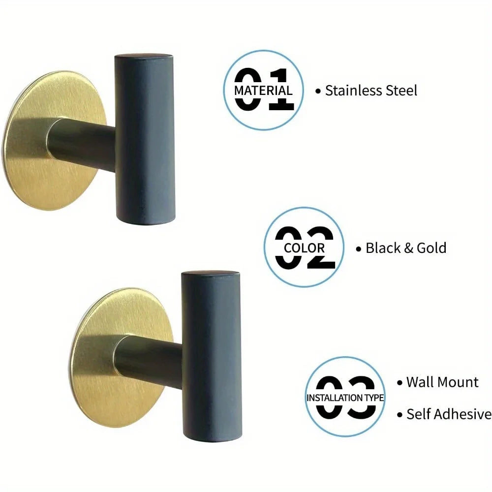 Heavy Duty Sticky Towel Hooks
