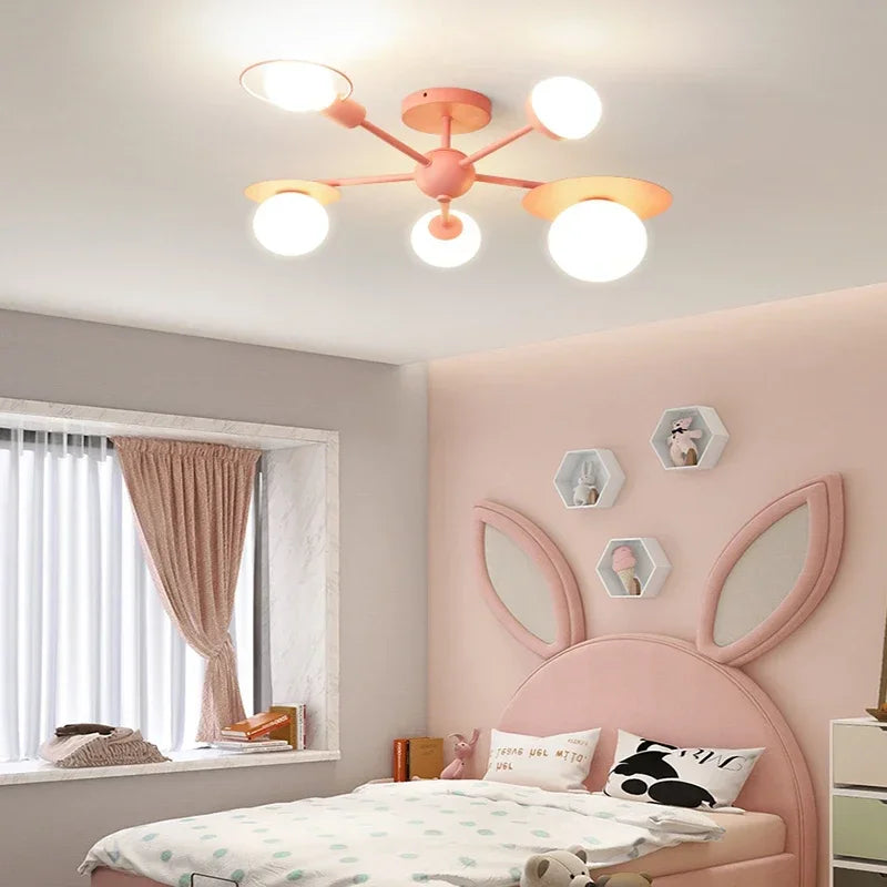 LED Blue Pink Ceiling Light