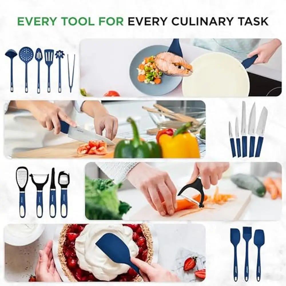 54 Piece Ceramic Non-Stick Cookware Set
