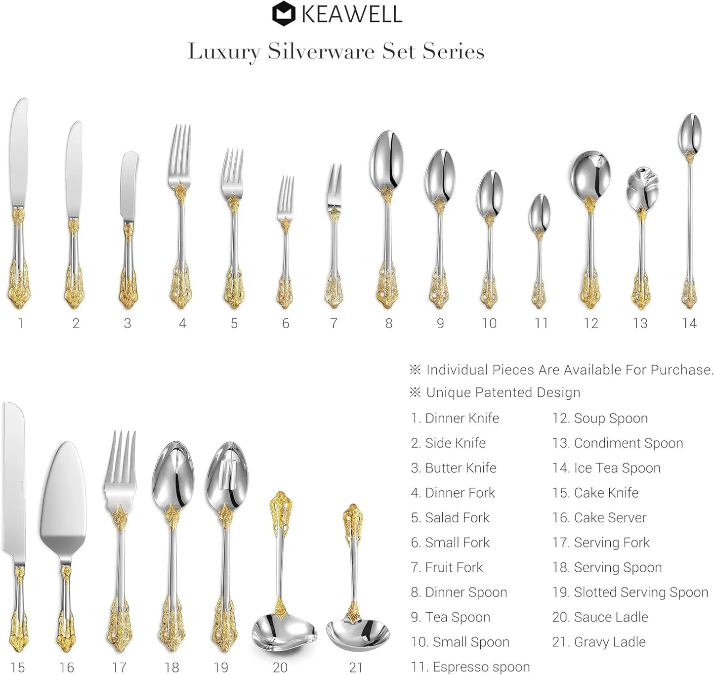 Luxury Stainless Steel Flatware