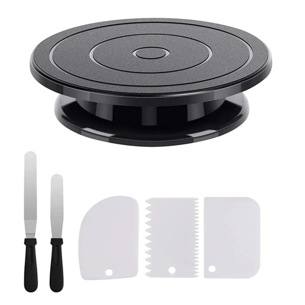 6pcs Cake Turntable Decorating Kit