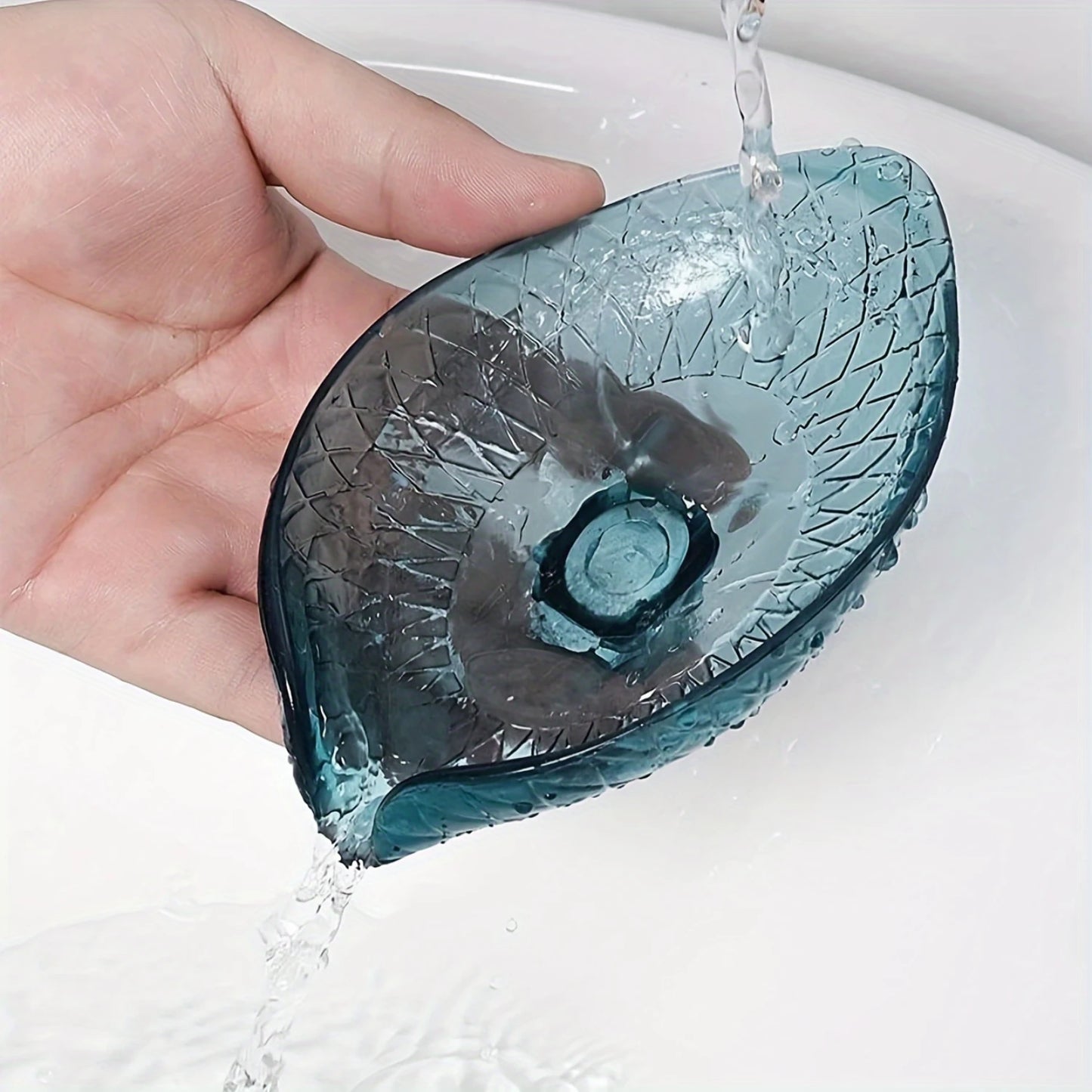 Leaf Shape Plastic Soap Dish