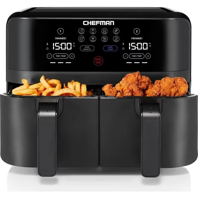 6 Quart Dual Basket Air Fryer -