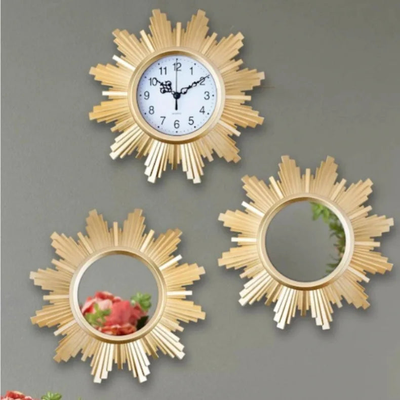 3 Pcs European Elegant Luxury Clock