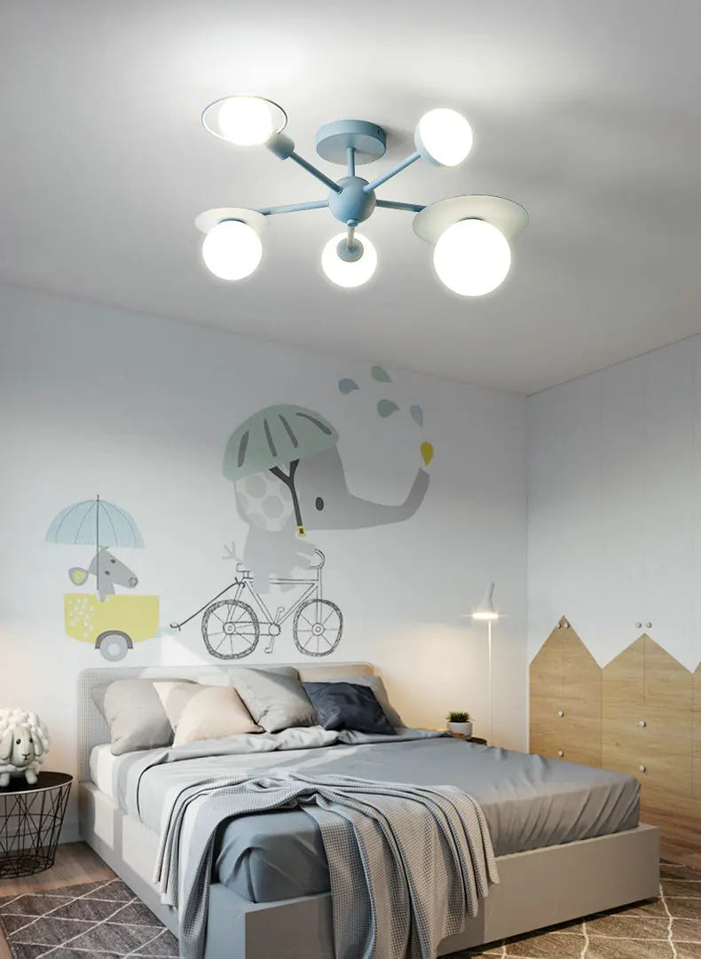 LED Blue Pink Ceiling Light