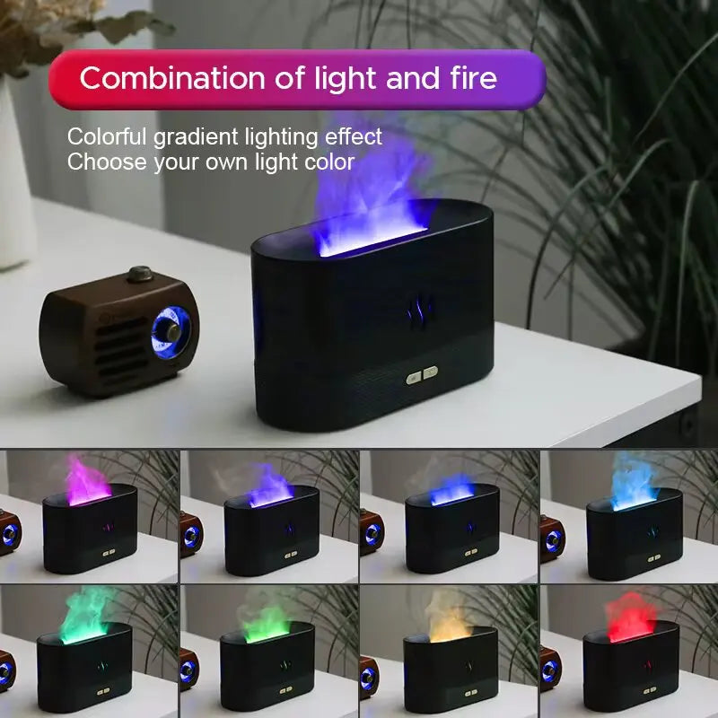 Electric Fireplace Diffuser Fire Flame Air