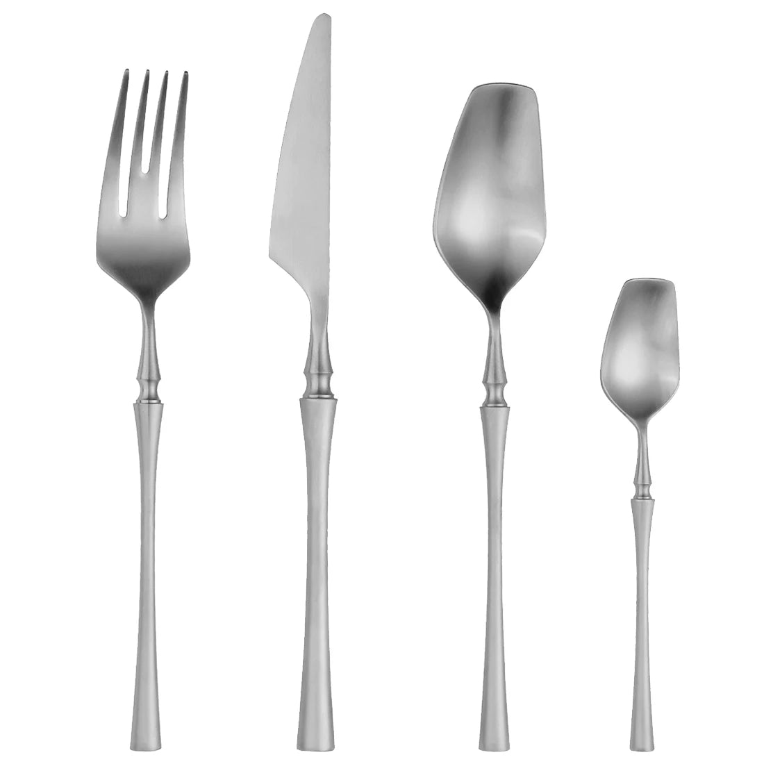 12/16/20 Pieces Knife Fork Spoon Set Gold Cutlery Set Stainless Steel Western Tableware Black Dinnerware Mirror Elegant Flatware
