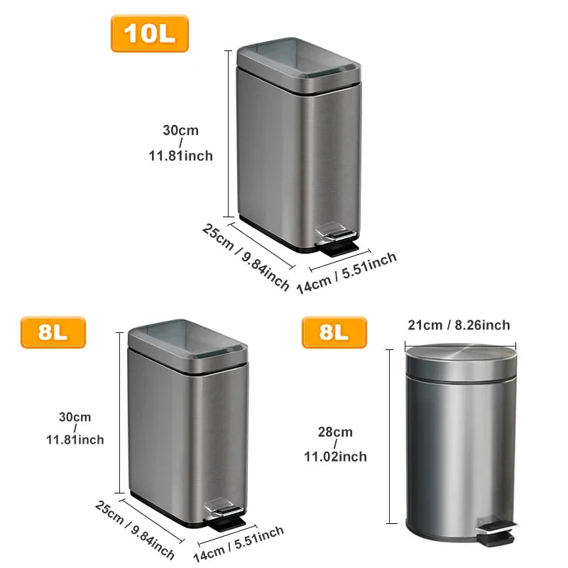 Capacity Trash Kitchen Slit Kitchen Recycling Can