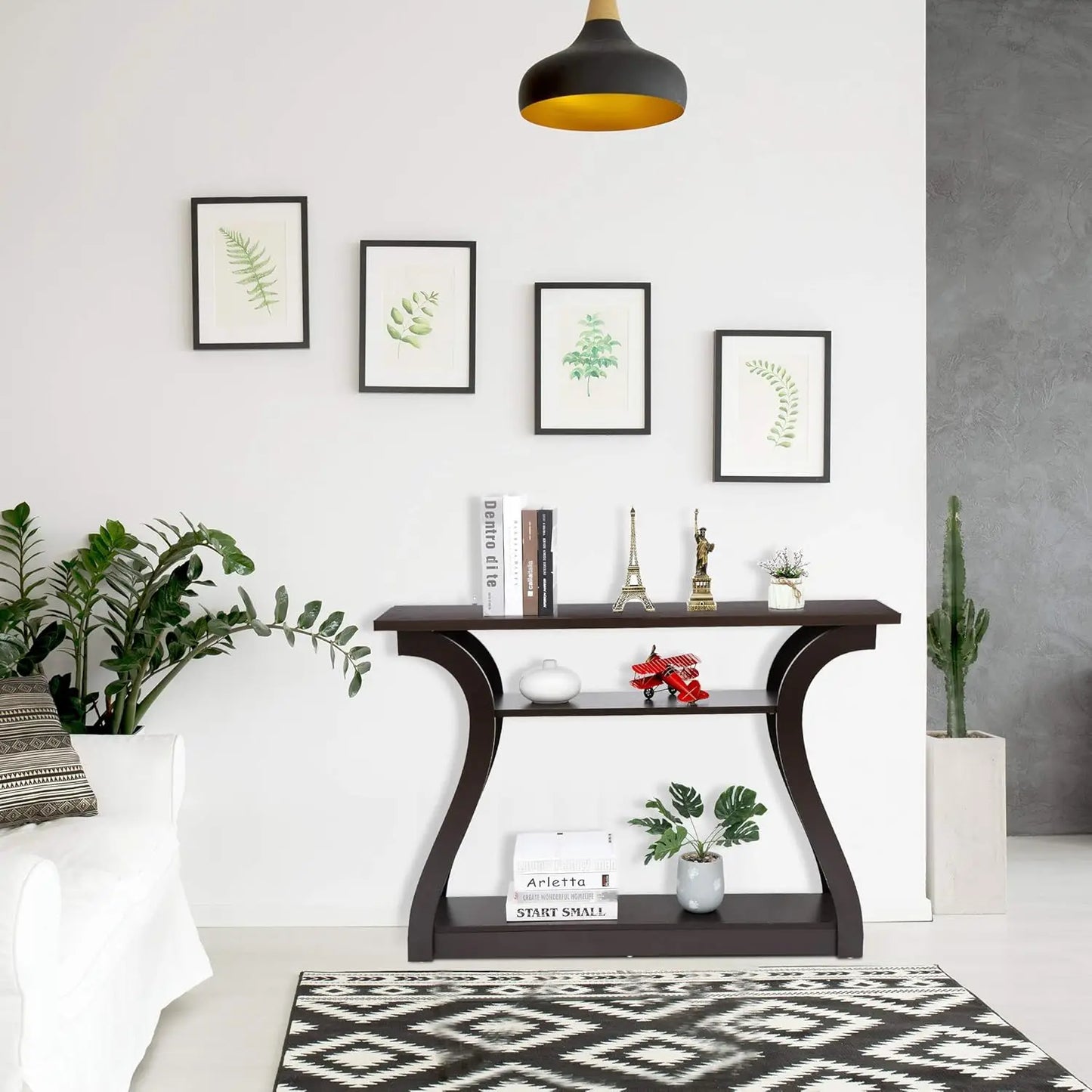 Wood Console Table