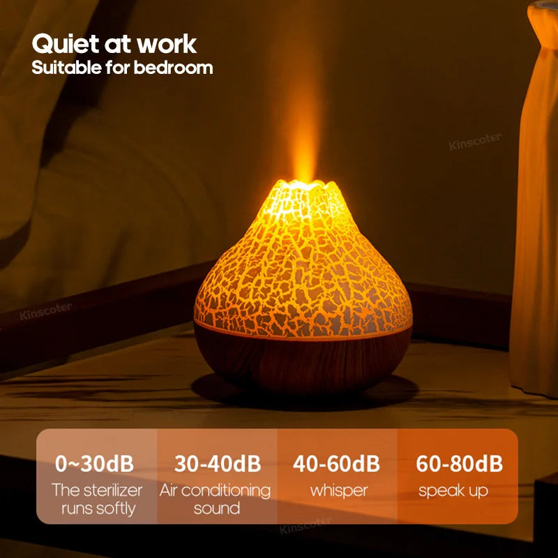 Volcano Air Humidifier 300ml Desktop Water Mist Diffuser
