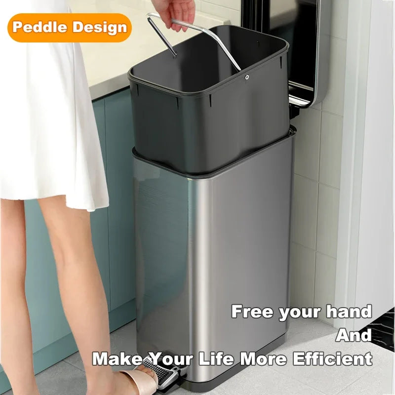 Capacity Trash Kitchen Slit Kitchen Recycling Can