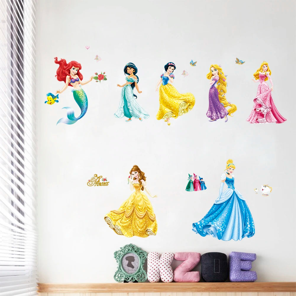 Princess Wall Stickers For Kids Room