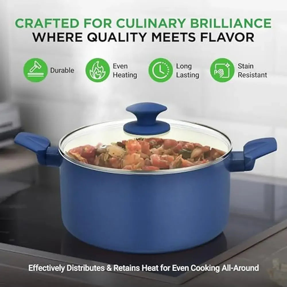 54 Piece Ceramic Non-Stick Cookware Set