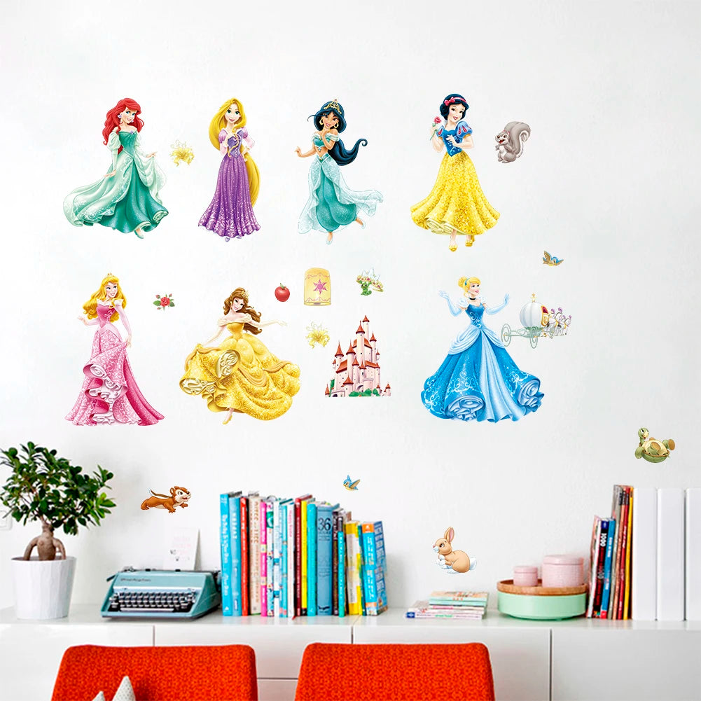Princess Wall Stickers For Kids Room