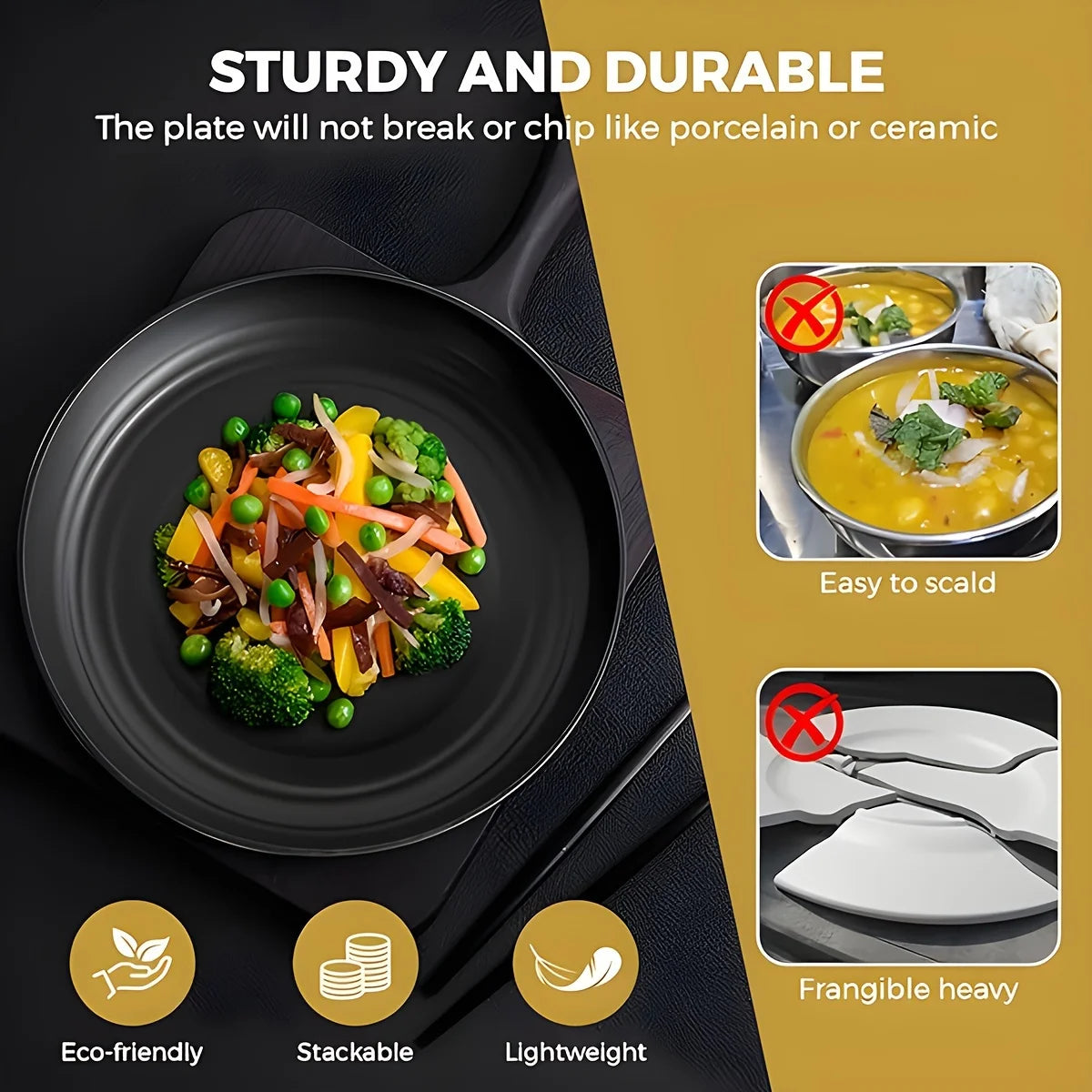 16/32pcs Tableware Set, Include Plates, Bowls Cups
