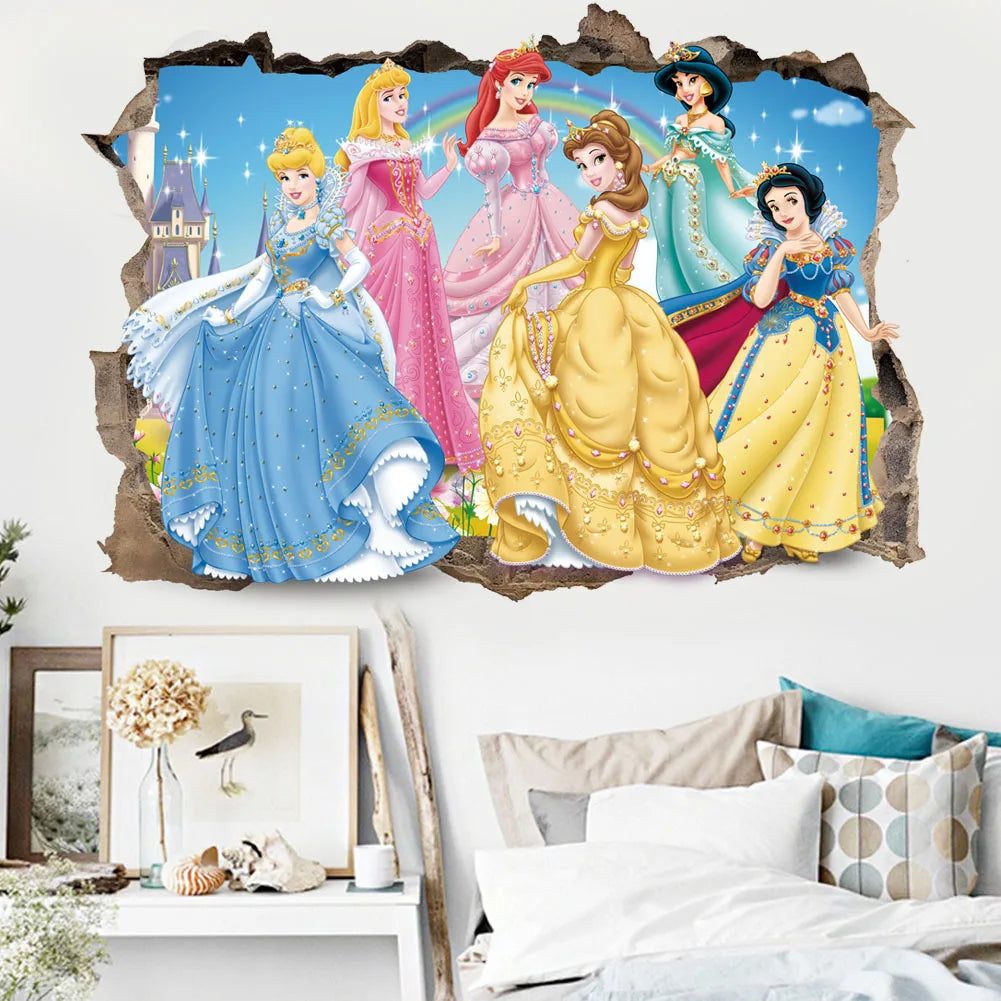 Princess Wall Stickers For Kids Room