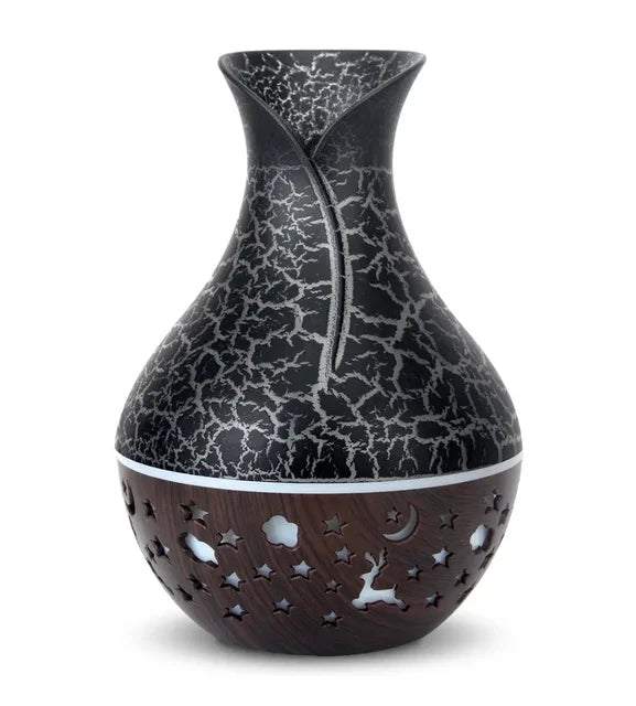 7 Colors Cracked Vase Air Humidifier Diffuser