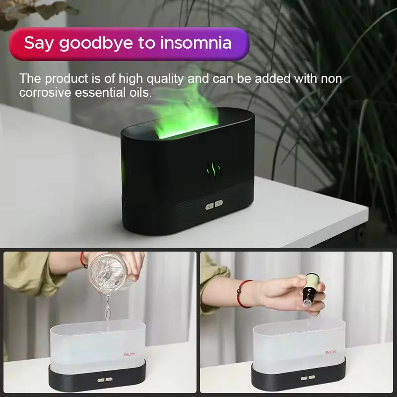 Electric Fireplace Diffuser Fire Flame Air
