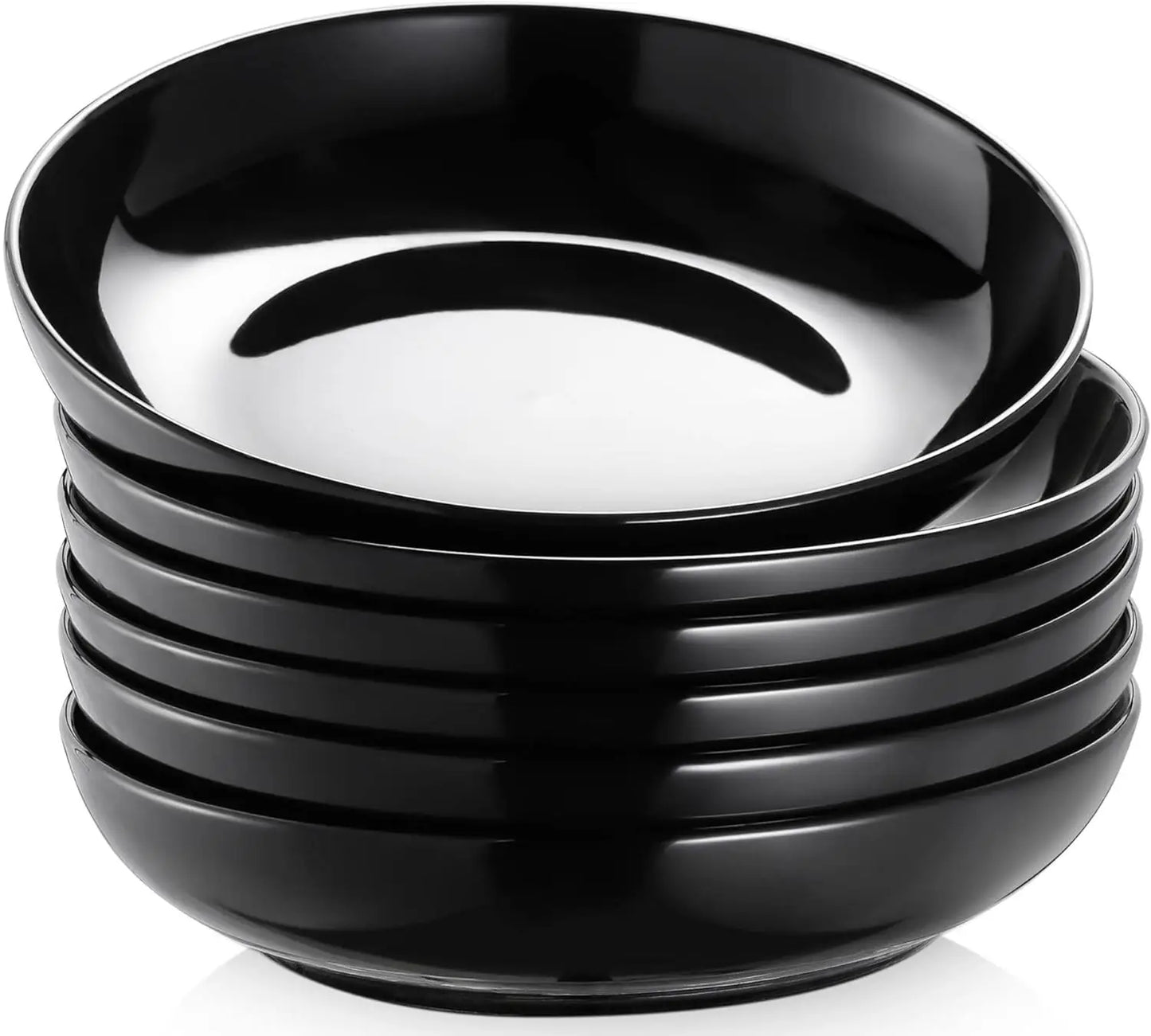 White Porcelain Pasta, Salad, and Soup Bowls
