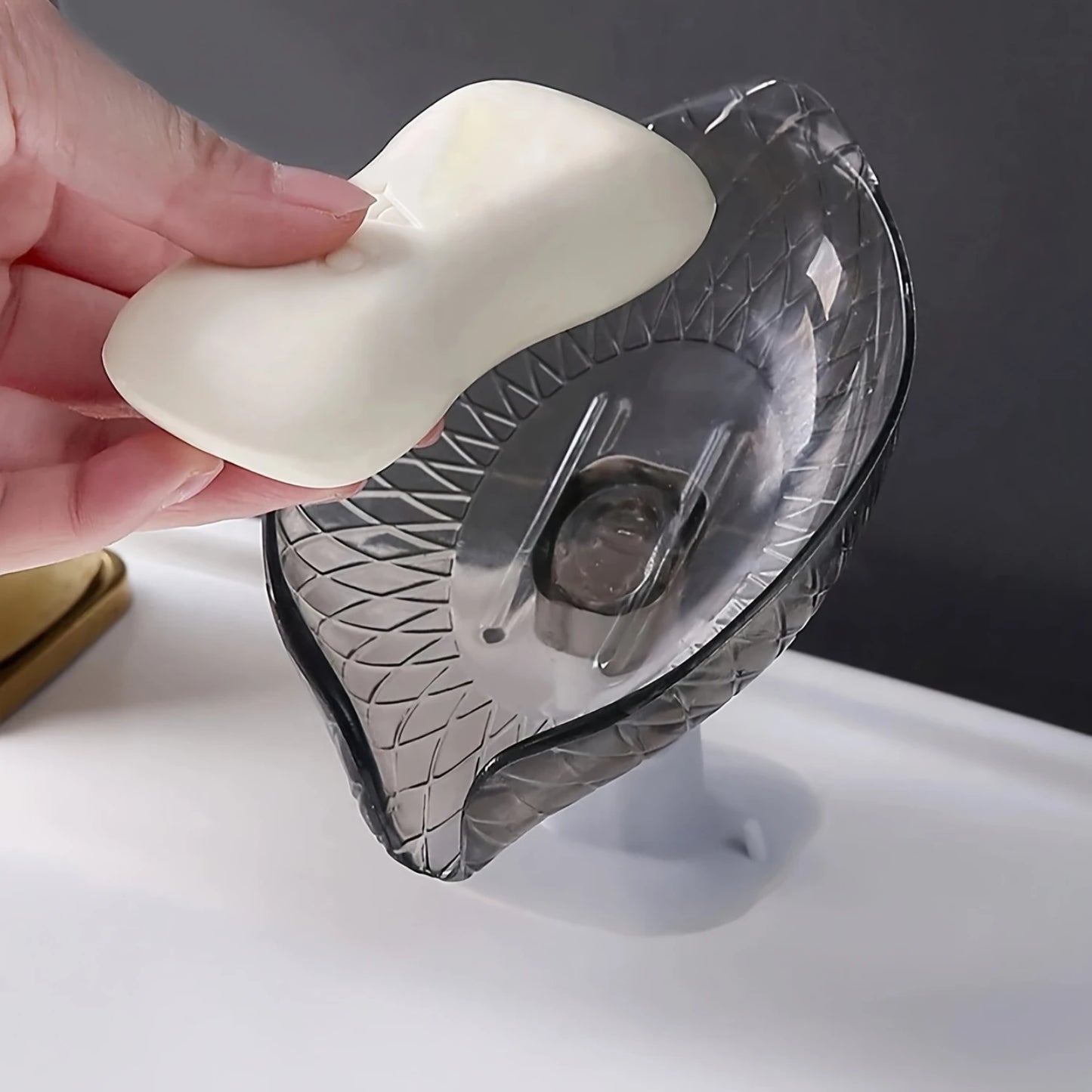 Leaf Shape Plastic Soap Dish