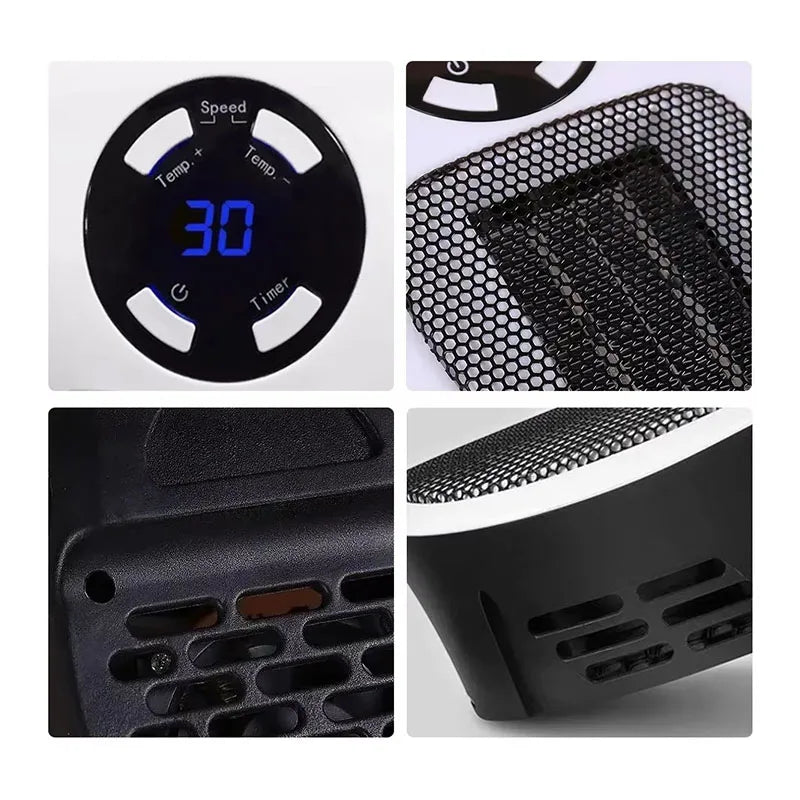 Heater Portable Electric Heater Plug-in Wall Mounted