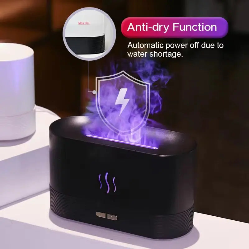 Electric Fireplace Diffuser Fire Flame Air