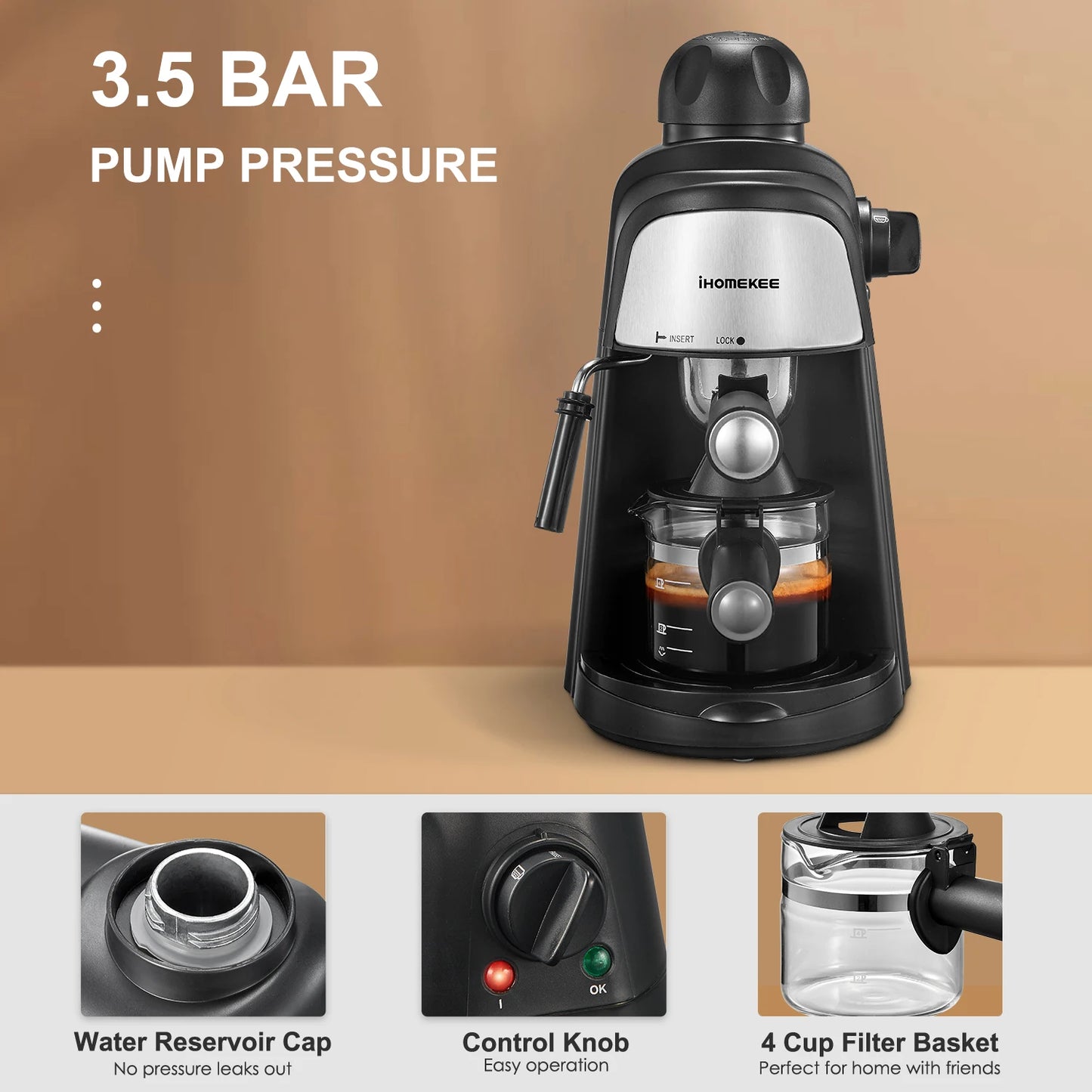 Espresso and Cappuccino Machine
