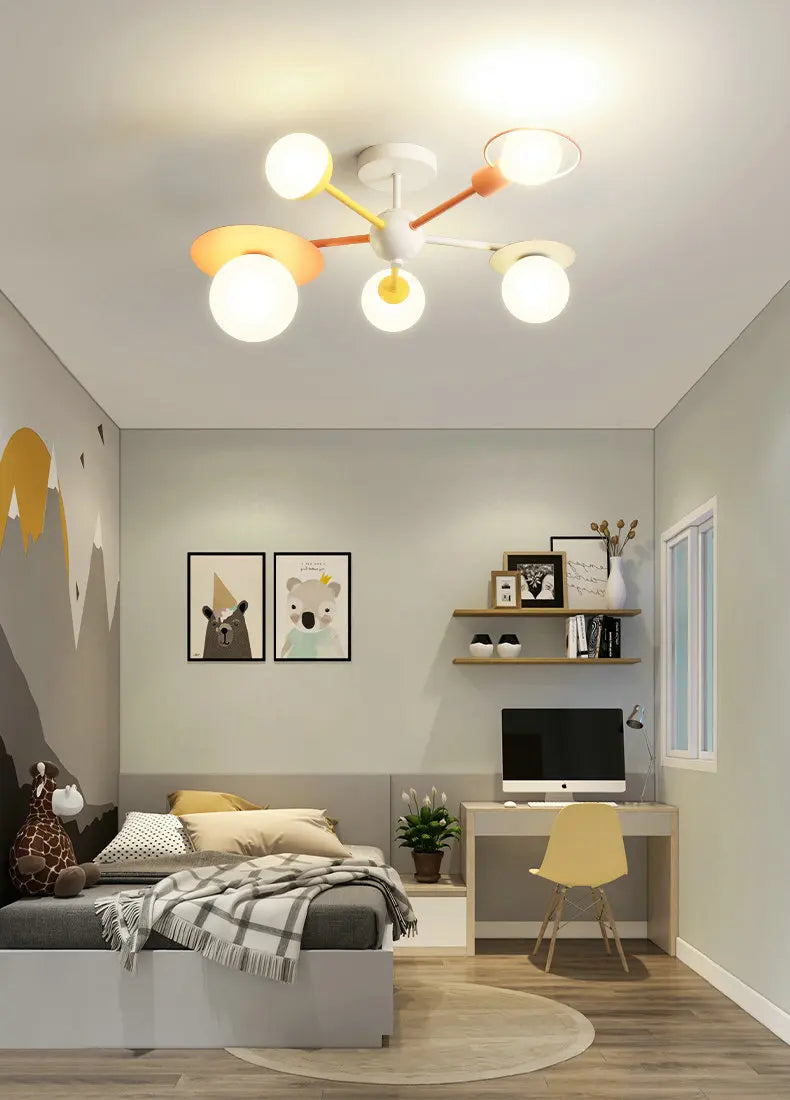 LED Blue Pink Ceiling Light