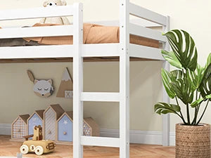 Twin Loft Bed with Slide