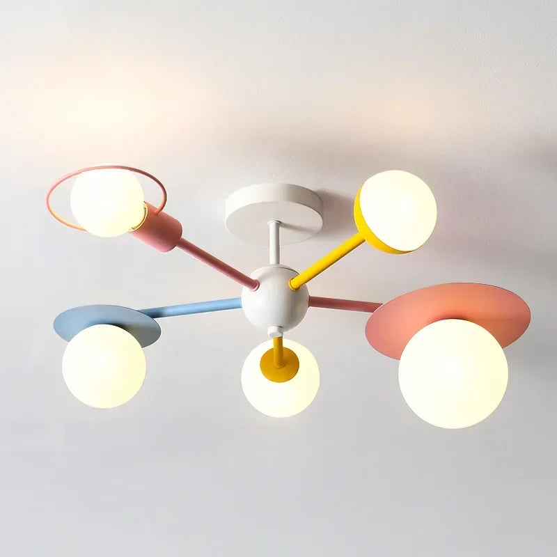 LED Blue Pink Ceiling Light