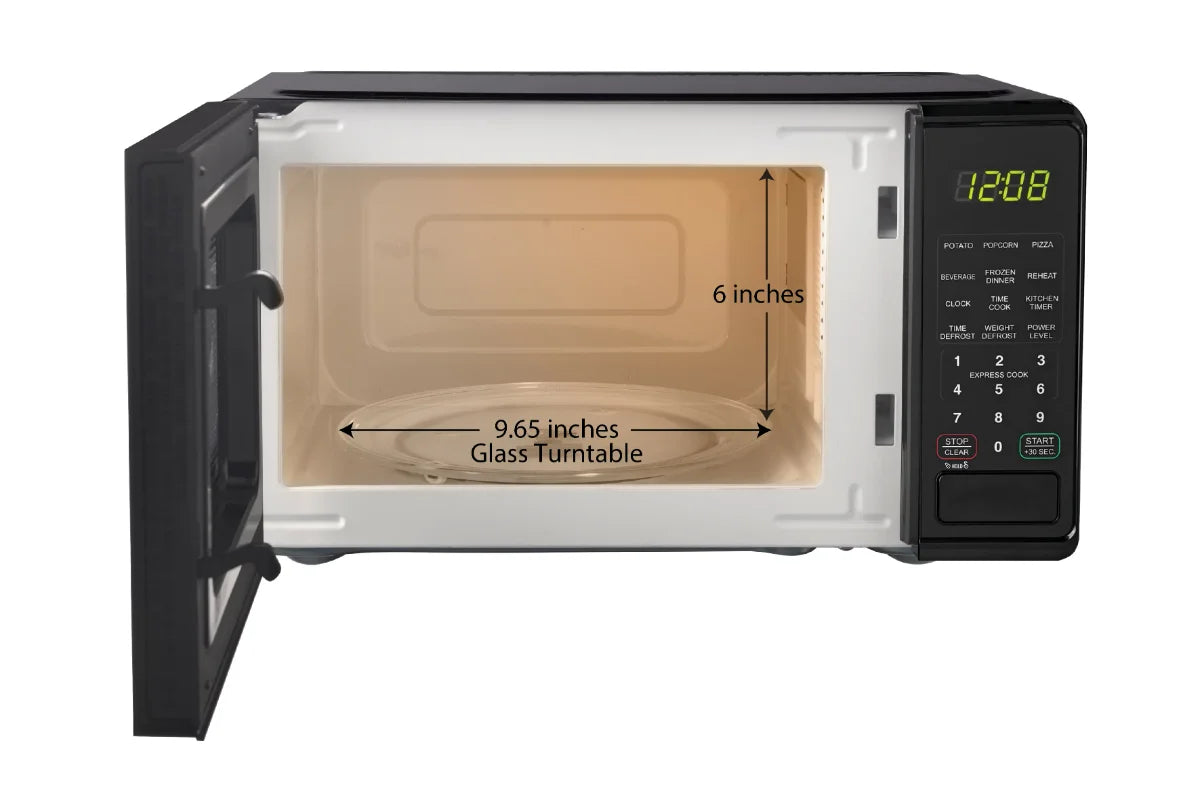 Countertop Microwave Oven, Black