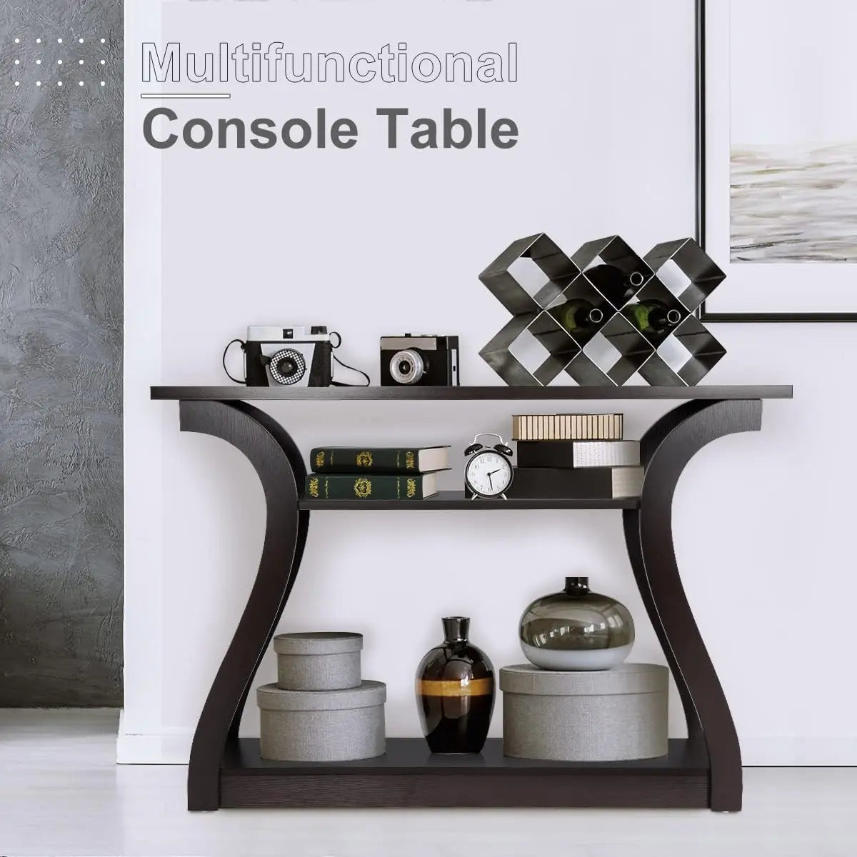 Wood Console Table