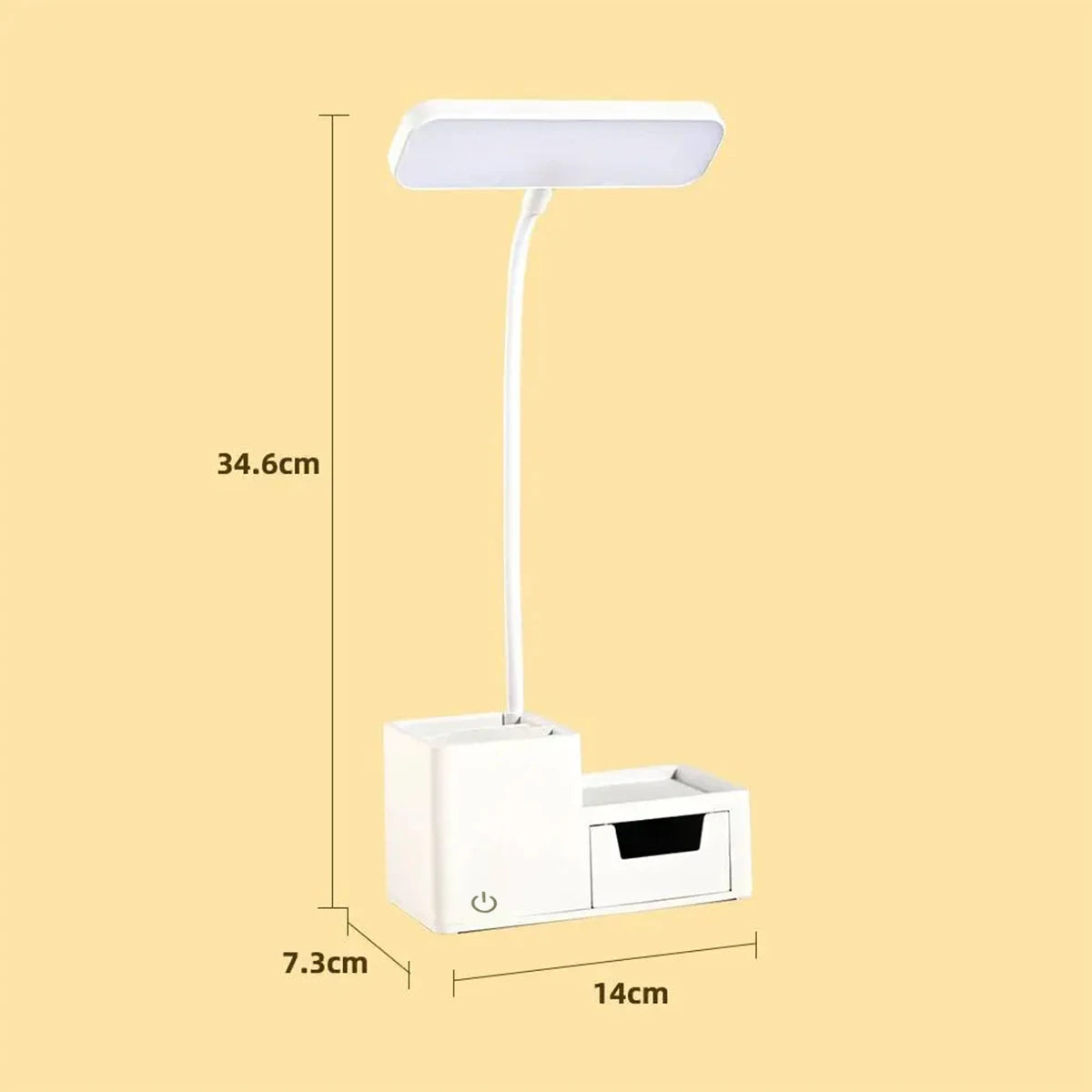 Reading Lamp Eye Protection With Pen Holder Bedside Lamp Book Night Light
