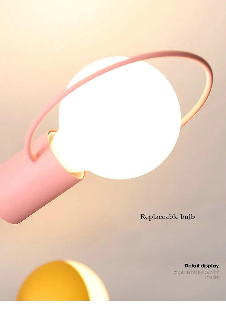 LED Blue Pink Ceiling Light