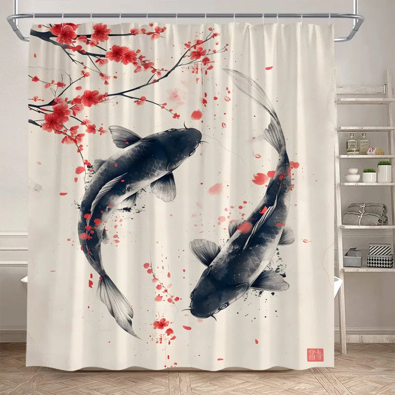 Lotus Shower Curtains