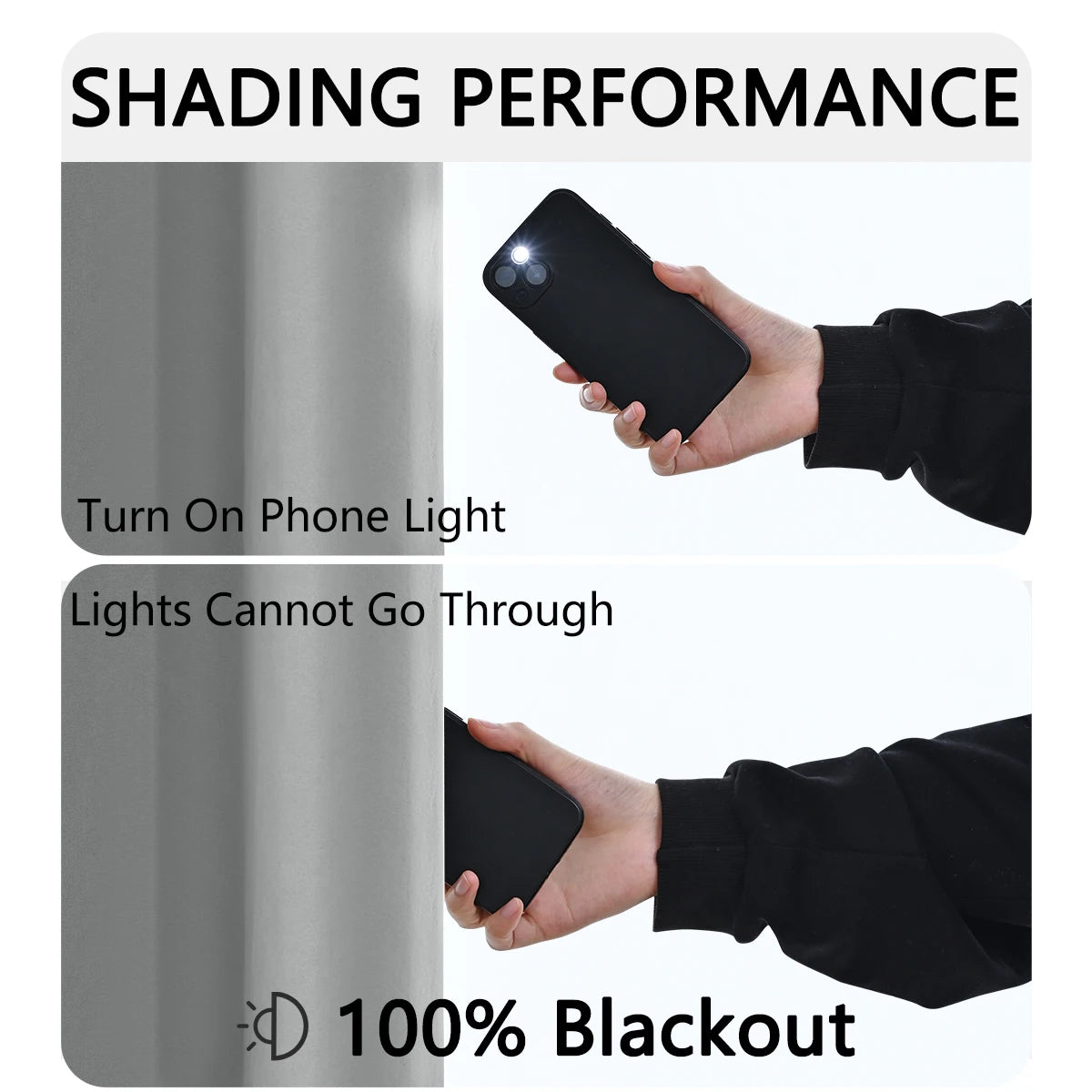 Full Shading Blackout Curtains