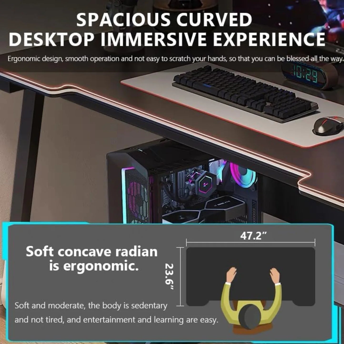 Gaming Desk Computer Writing Table