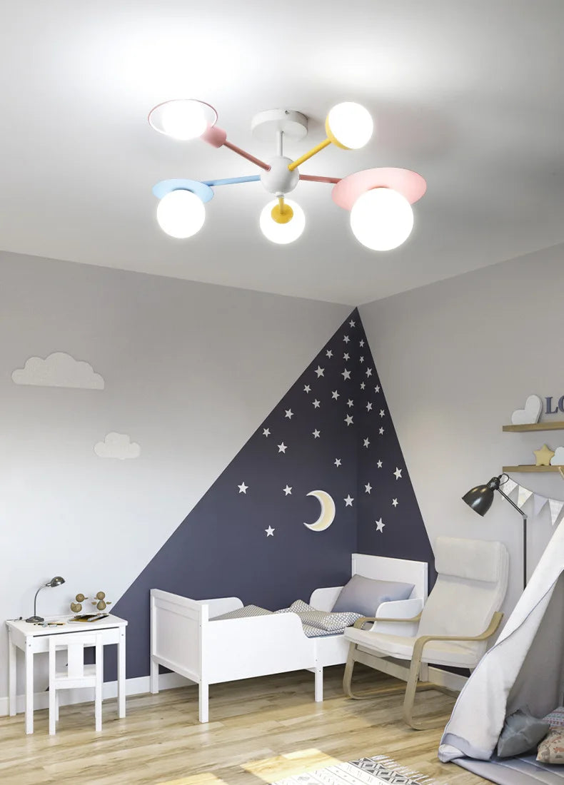 LED Blue Pink Ceiling Light