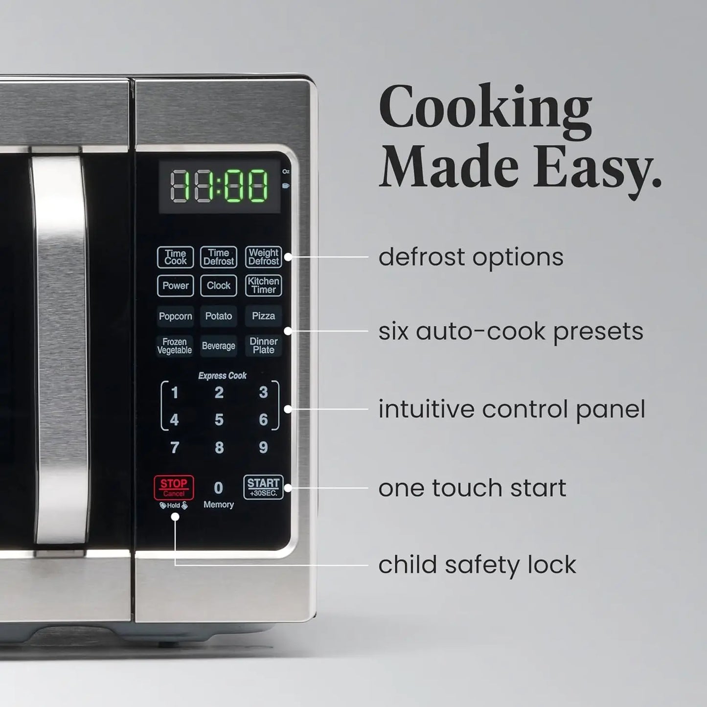 Countertop Microwave 700 Watts, 0.7 Cu. Ft.