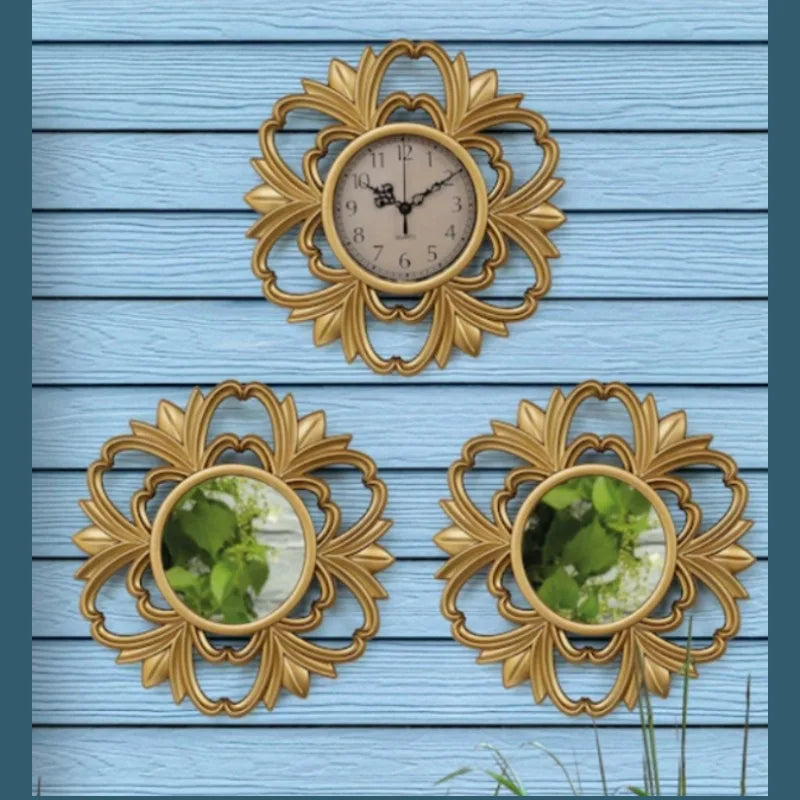 3 Pcs European Elegant Luxury Clock