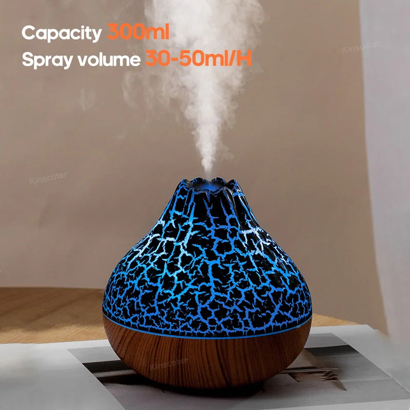 Volcano Air Humidifier 300ml Desktop Water Mist Diffuser