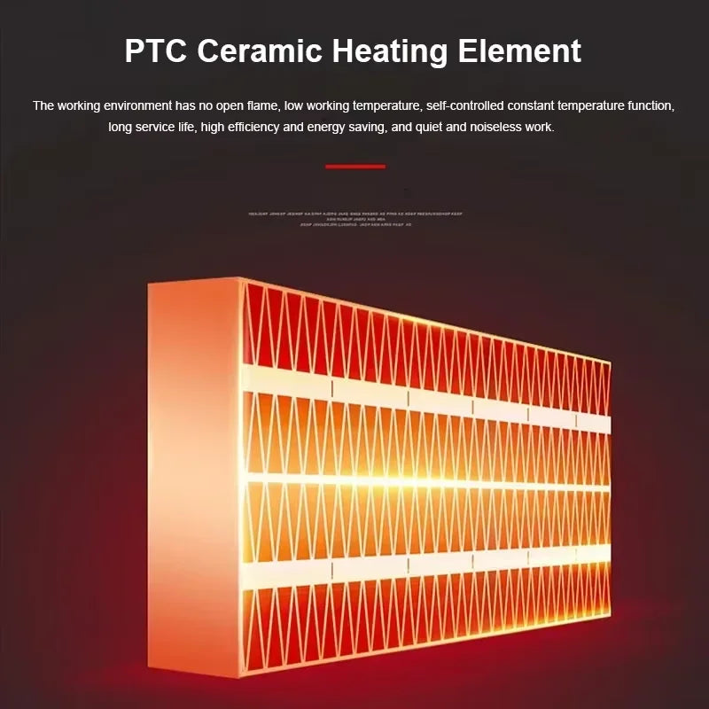 Heater Portable Electric Heater Plug-in Wall Mounted