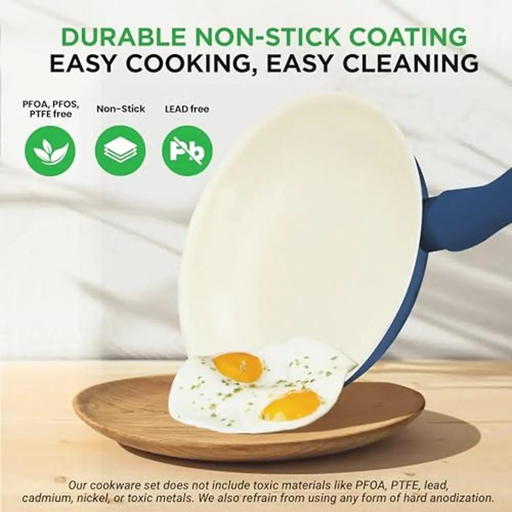 54 Piece Ceramic Non-Stick Cookware Set