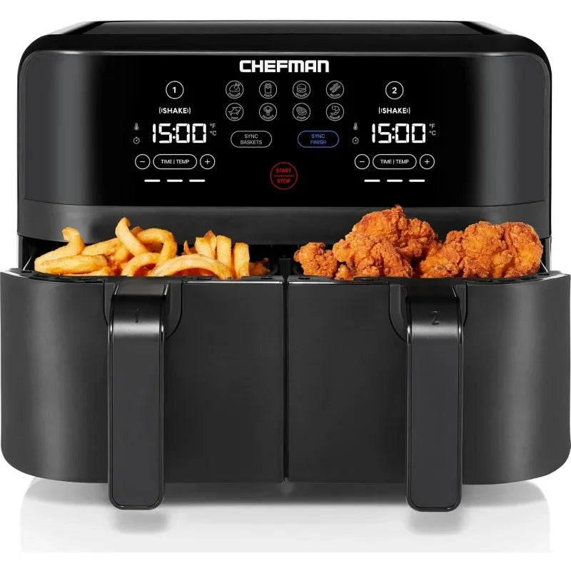 6 Quart Dual Basket Air Fryer -